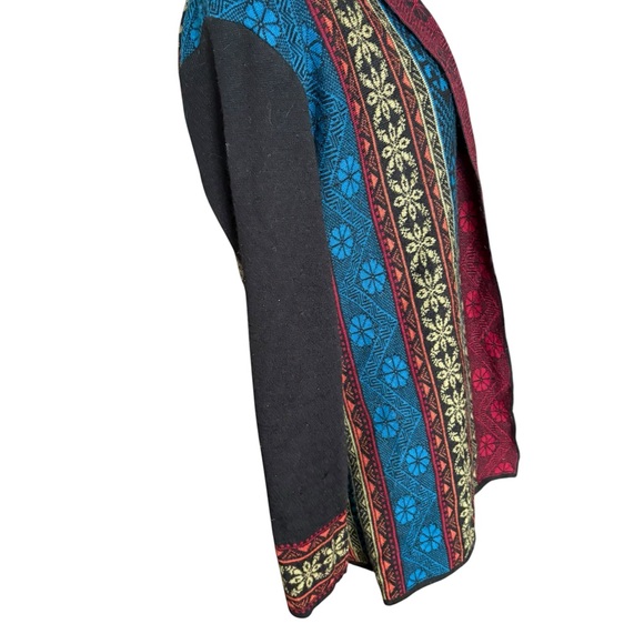 Multicolor Baby Alpaca Cardigan Qinti - Picture 4 of 9